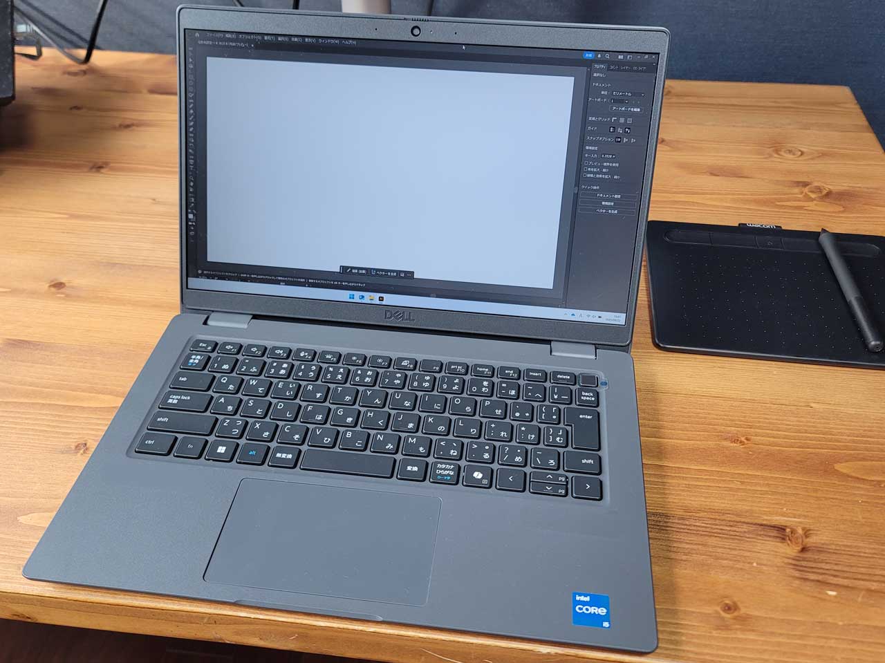 DellでIllustrator起動